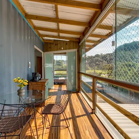 Casa Com Vista Para O Mar Espaco Gourmet Na Br101 Biguacu Exterior foto